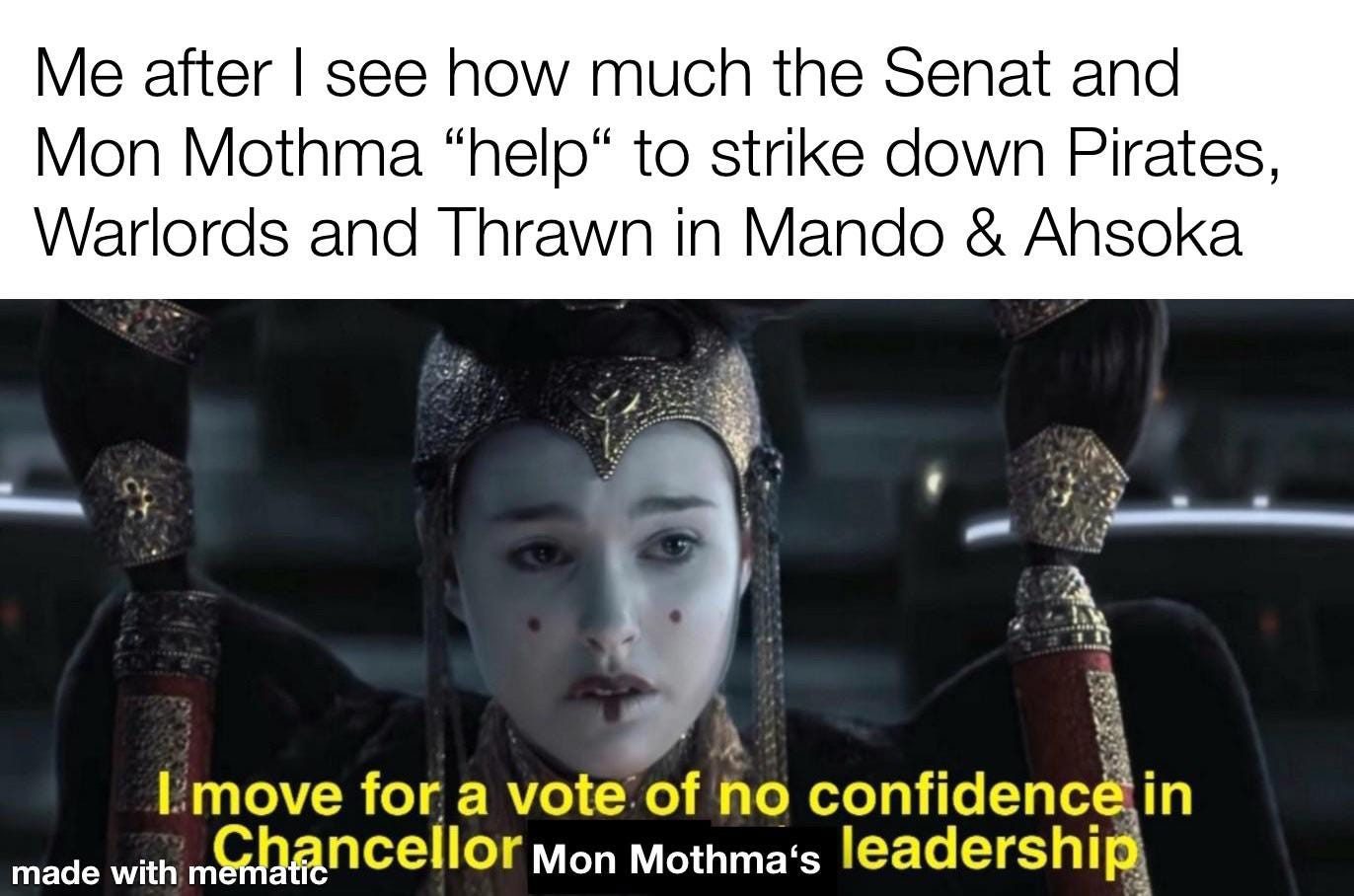 It was not a good day to be Senator Xiono : r/StarWarsAhsoka