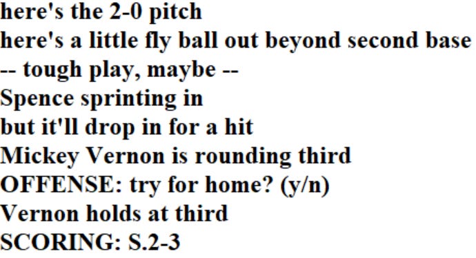 Diamond Mind Baseball Play By Play