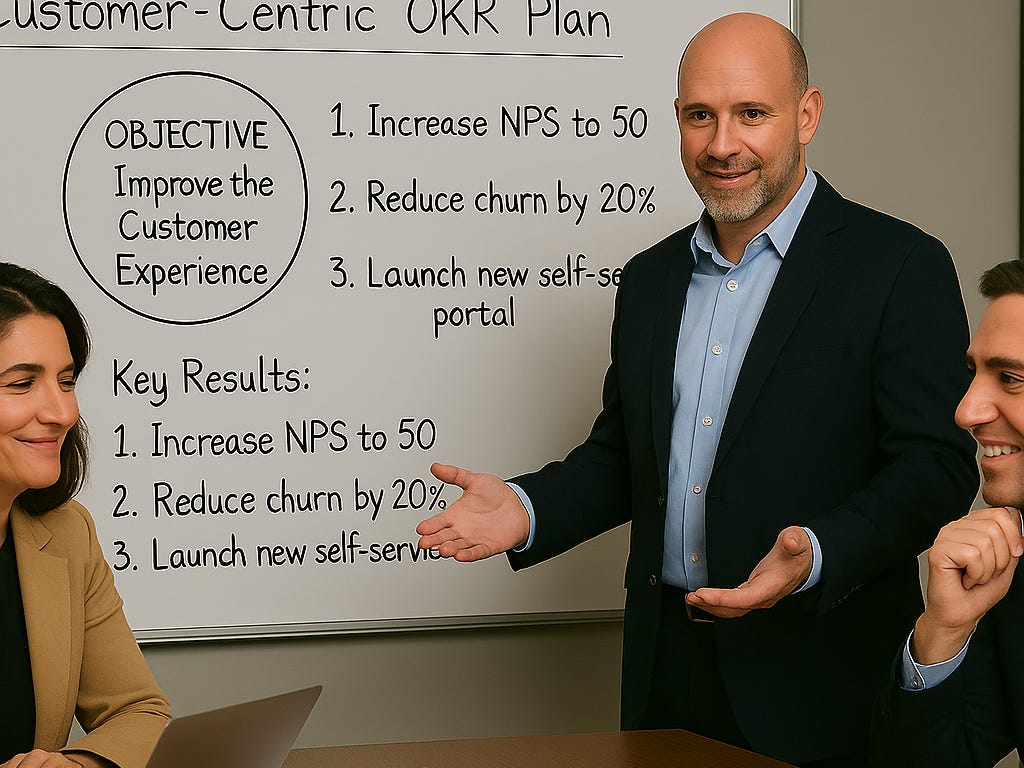 Business Meeting on Customer-Centric Strategy