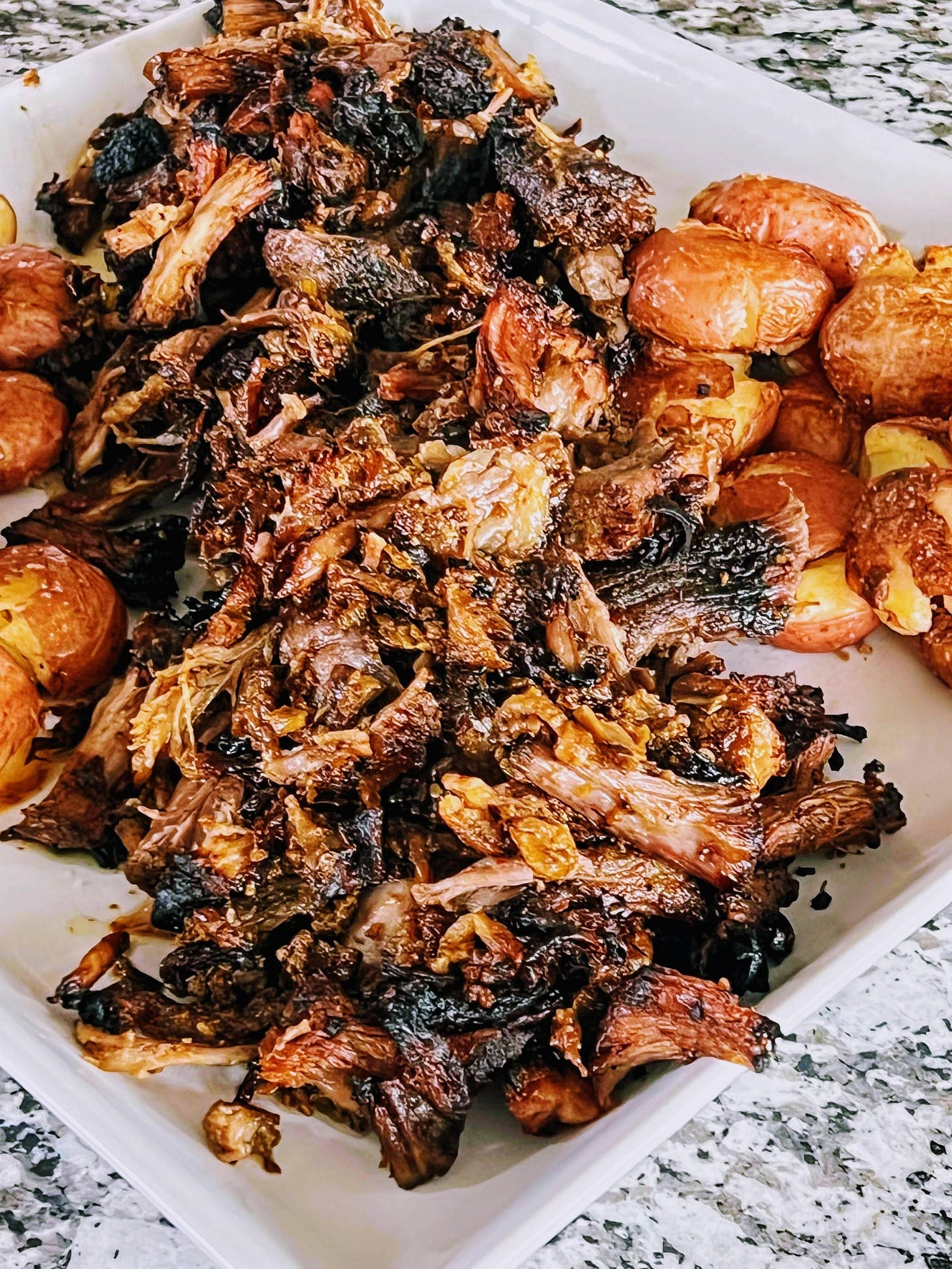 Slow Roasted Pork Shoulder with Potatoes