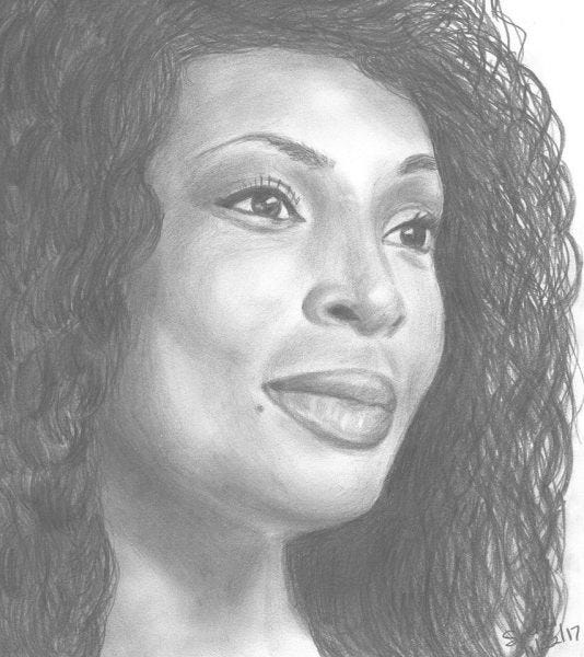 Supernatural Billie fan drawing sherri dahl