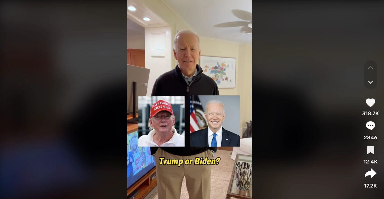 To Attract Young Voters, the Biden Campaign Team Sets Up An Account on TikTok