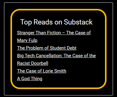 Top Reads on Substack