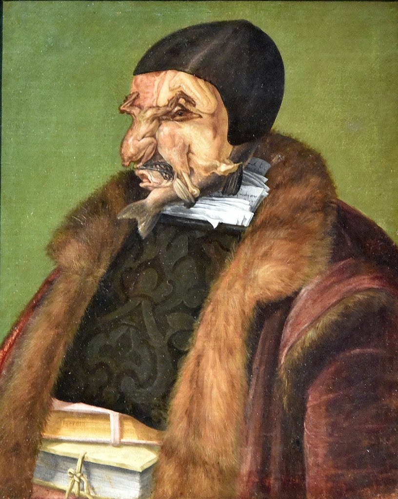 File:Possibly Ulrich Zasius (1461-1536), humanist, lawyer, the painting is  usually referred to as the jurist, 1566, by Giuseppe Arcimboldo  (1527-1593). Nationalmuseum, Stockholm, Sweden.jpg - Wikimedia Commons
