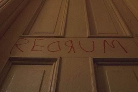 In the Shining Danny writes Redrum on the door. This is Murder backwards, a  subtle nod towards how his father wants to murder them. :  r/shittymoviedetails
