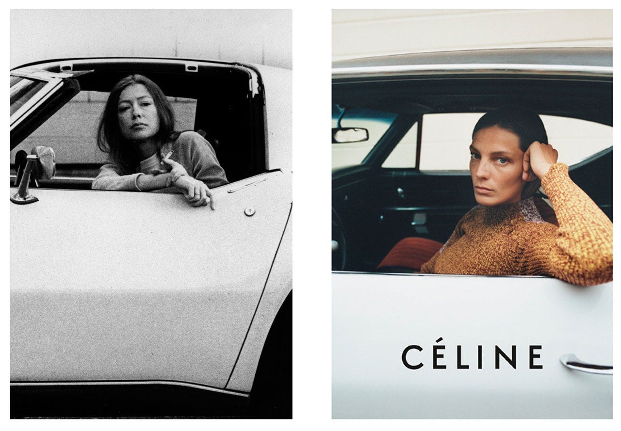 Joan Didion for Céline | Vogue