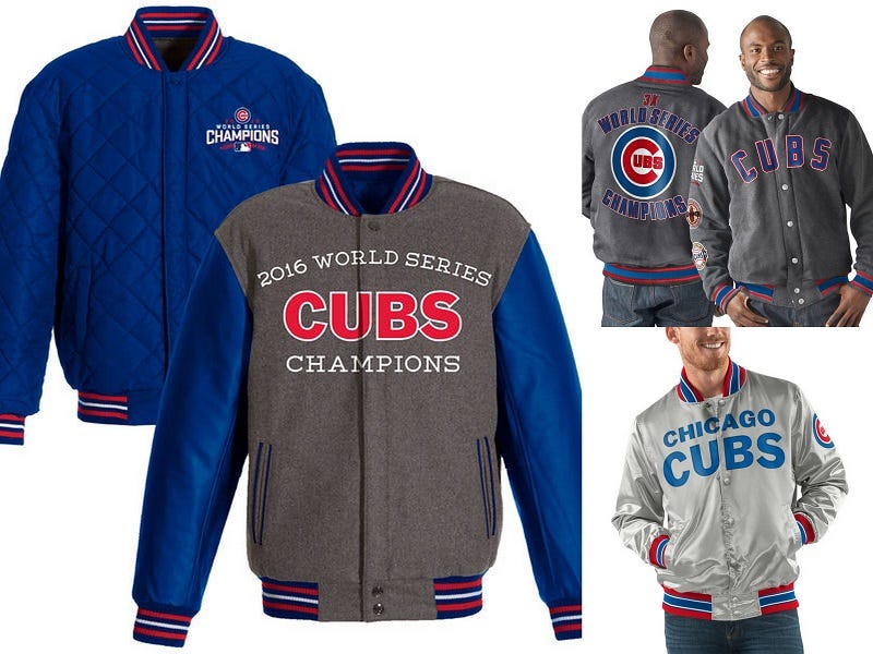 Chicago cubs world series jacket 2017