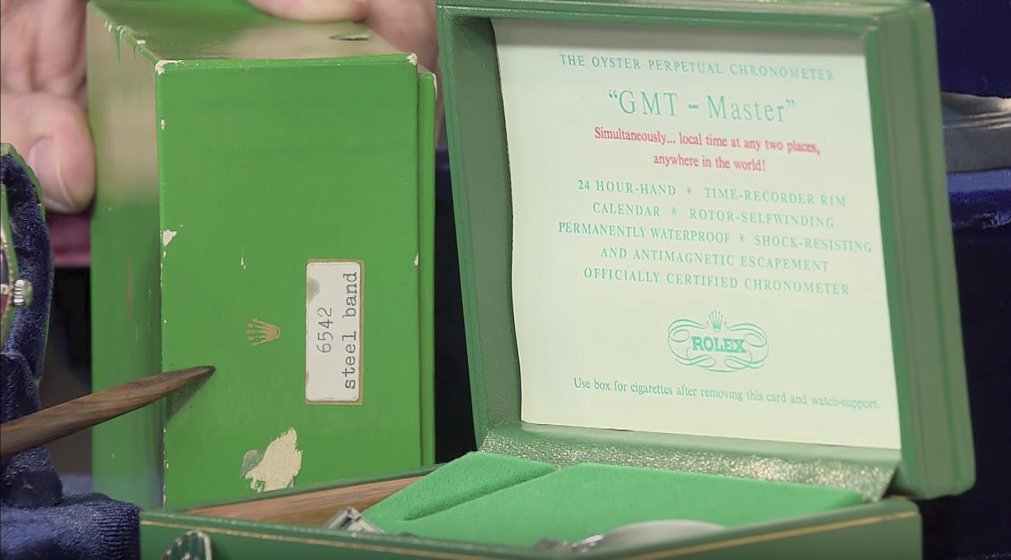 Rolex] Some interesting instructions on the box of a 1960 GMT Master... :  r/Watches