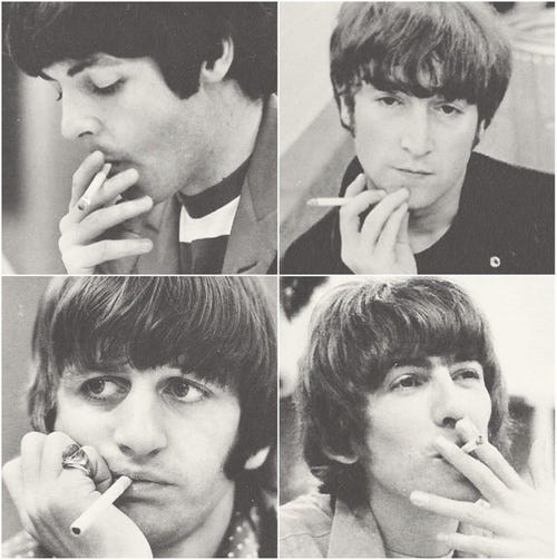 Did all four Beatles smoke cigarettes? When did they quit, if ever? - Quora