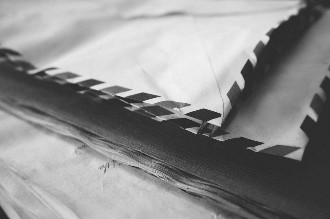 two white mailing envelopes two white mailing envelopes