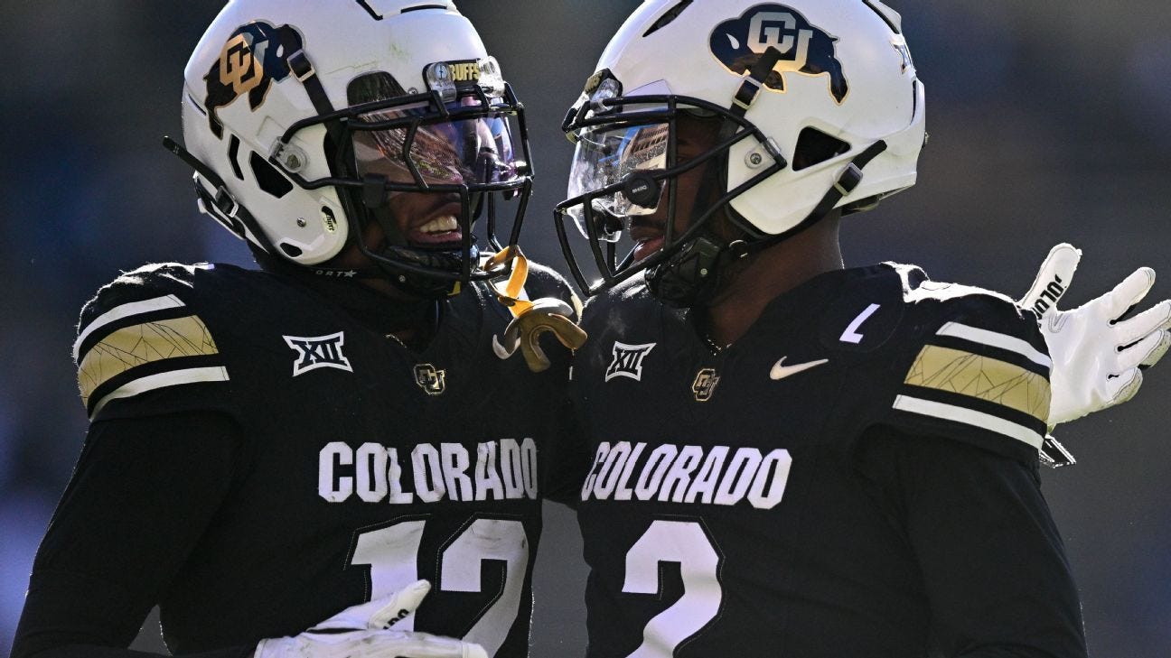 Hunter, Sanders will have their Colorado jerseys retired - ESPN