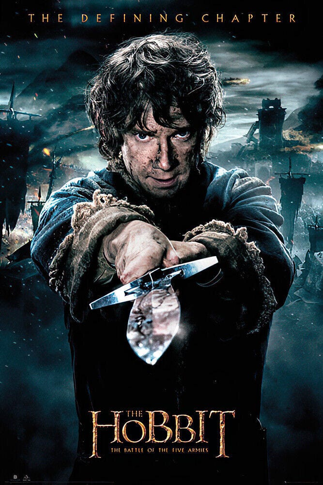 The Hobbit 3: The Battle Of Five Armies Poster