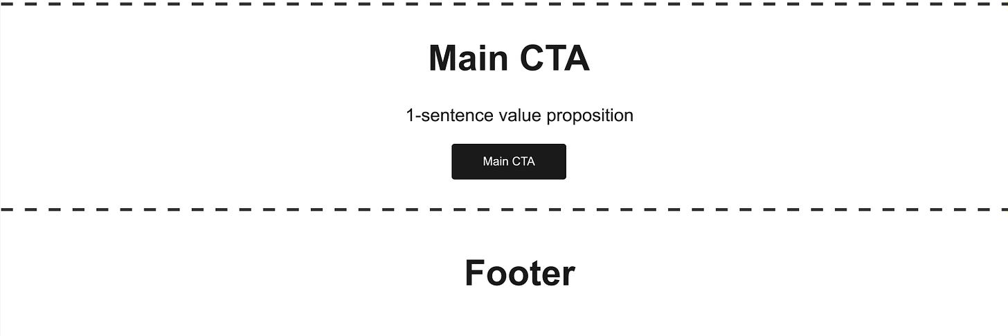 SaaS Homepage Template CTA Section