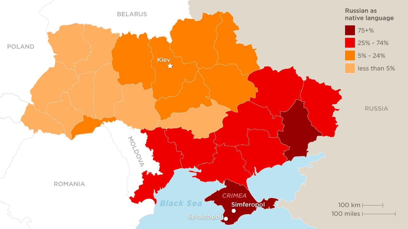 A divided Ukraine