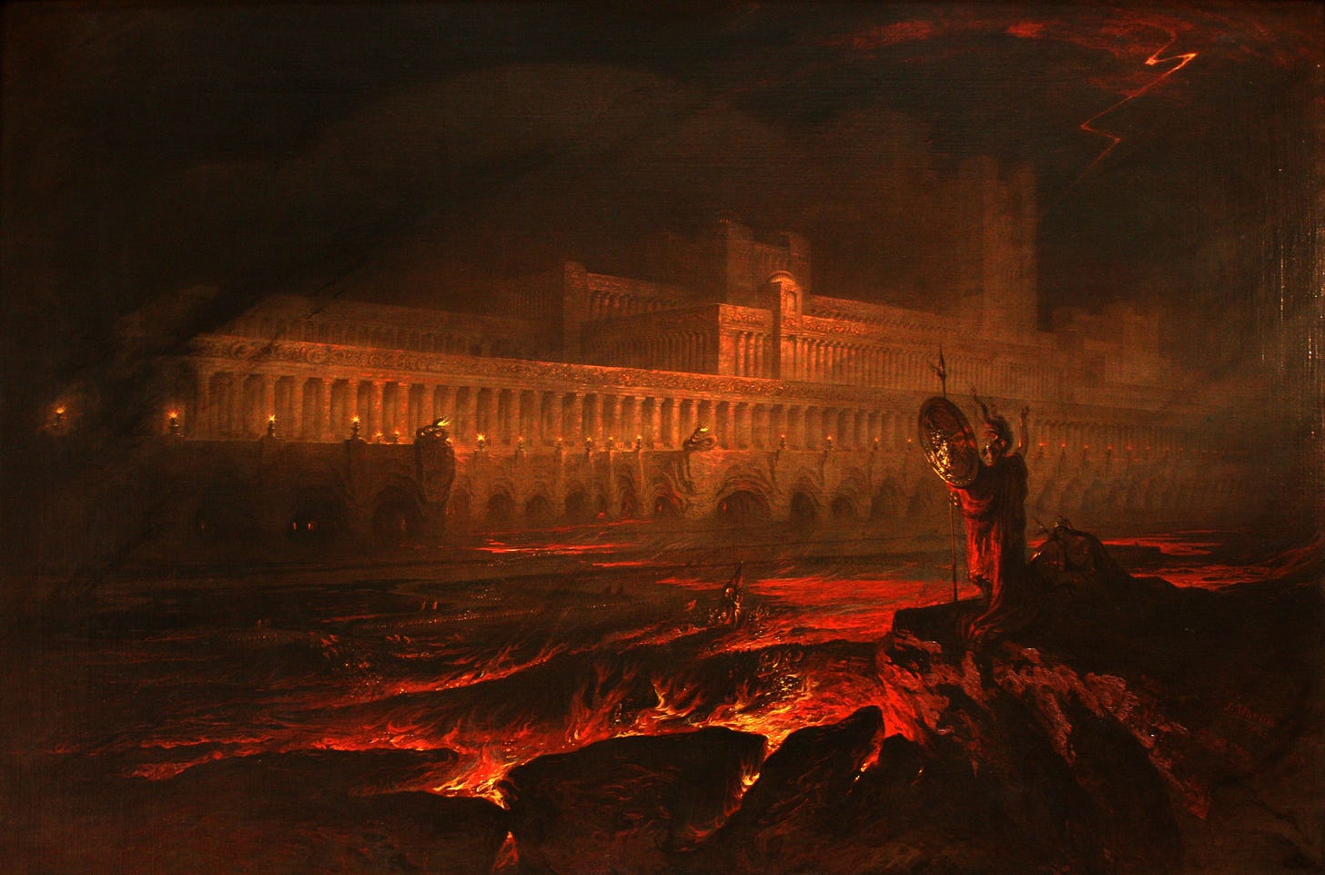 Pandemonium (1841). Oil on canvas, 123 x 185 cm. Louvre Museum, Paris