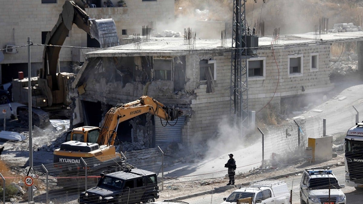 Israel demolishes Palestinian homes near separation wall | Conflict News |  Al Jazeera