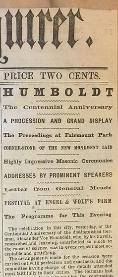 Humboldt newspaper clipping