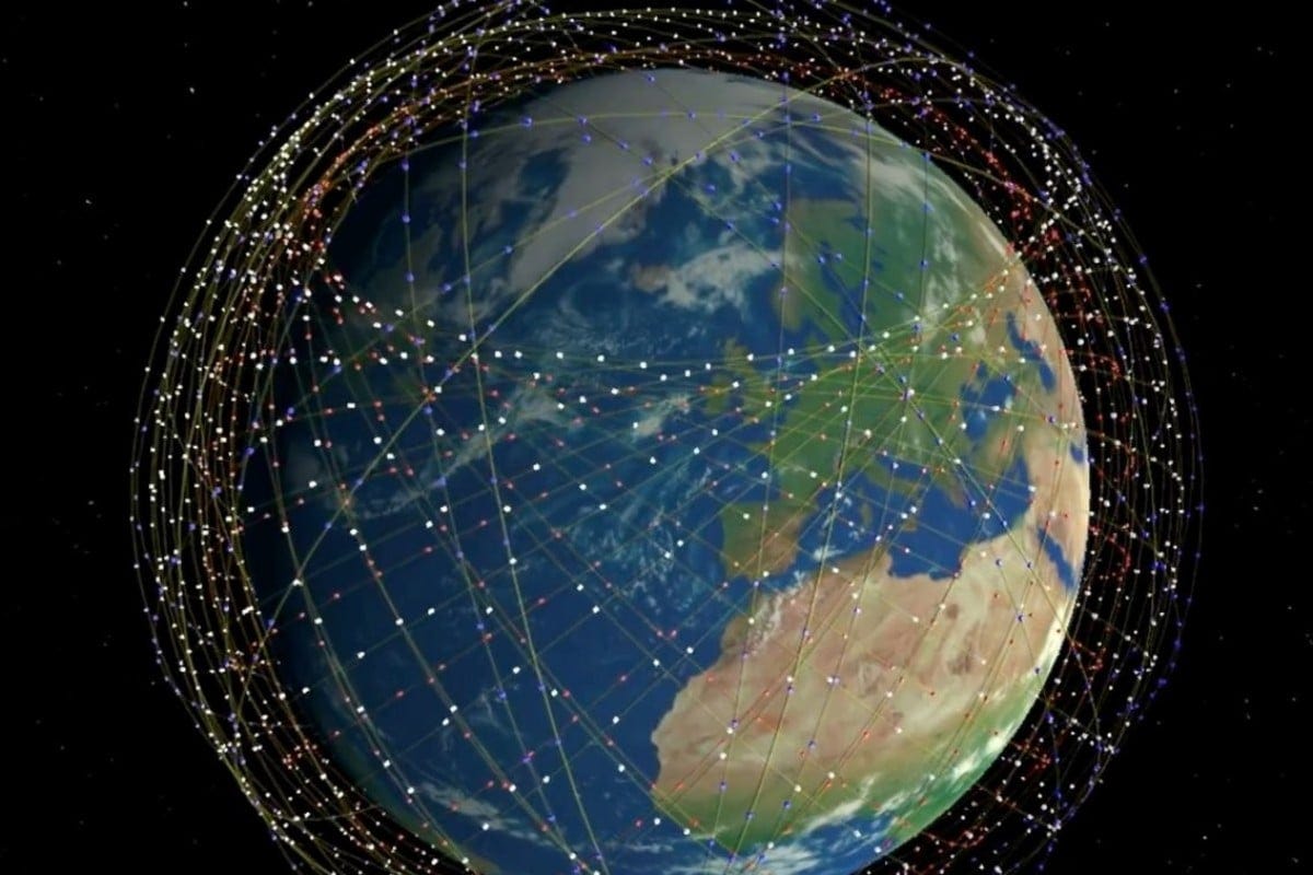 Elon Musk’s fleet of low-orbiting Starlink satellites dot space, leave ...