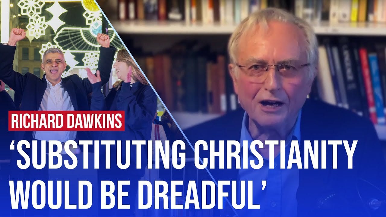 Richard Dawkins: I'm a Cultural Christian - YouTube