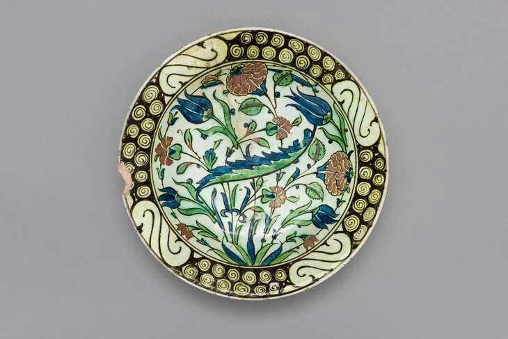 A decorative plate