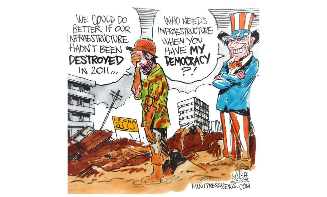 Libya Flood Cartoon Feature photo