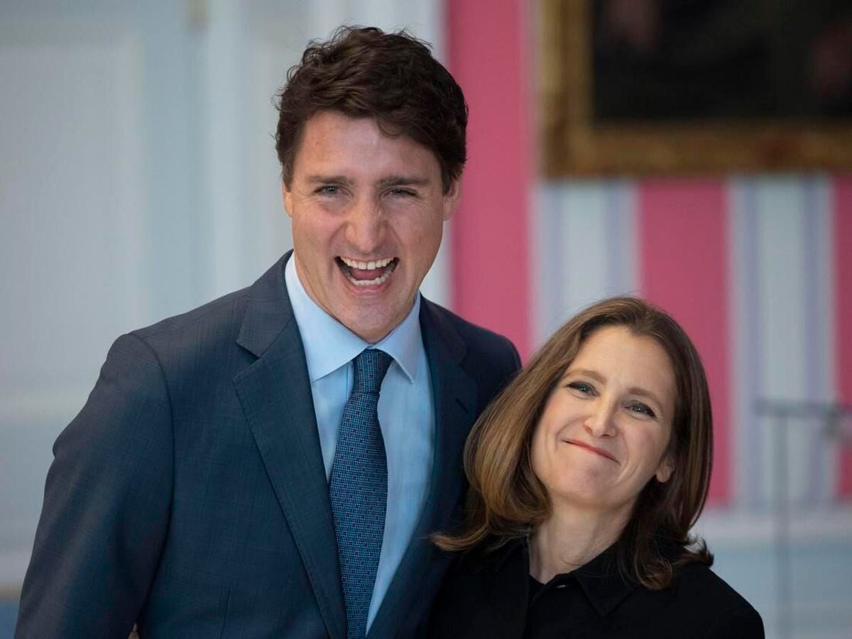 Justin Trudeau makes Chrystia Freeland his implementer-in-chief and  minister of everything