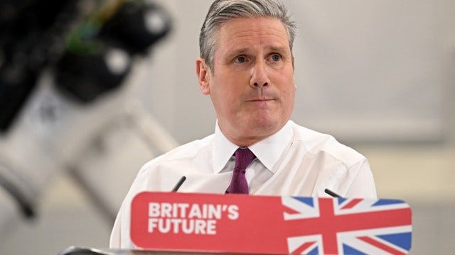 BRISTOL, ENGLAND - JANUARY 4: Labour Party leader Keir Starmer gives a speech at the National Composites Centre in the Bristol & Bath Science Park on January 4, 2024 in Bristol, United Kingdom. The Leader of the Labour Party outlined how the party will provide Britain with the opportunity to shape the country's future and pledged to restore standards in public life. (Photo by Leon Neal/Getty Images)