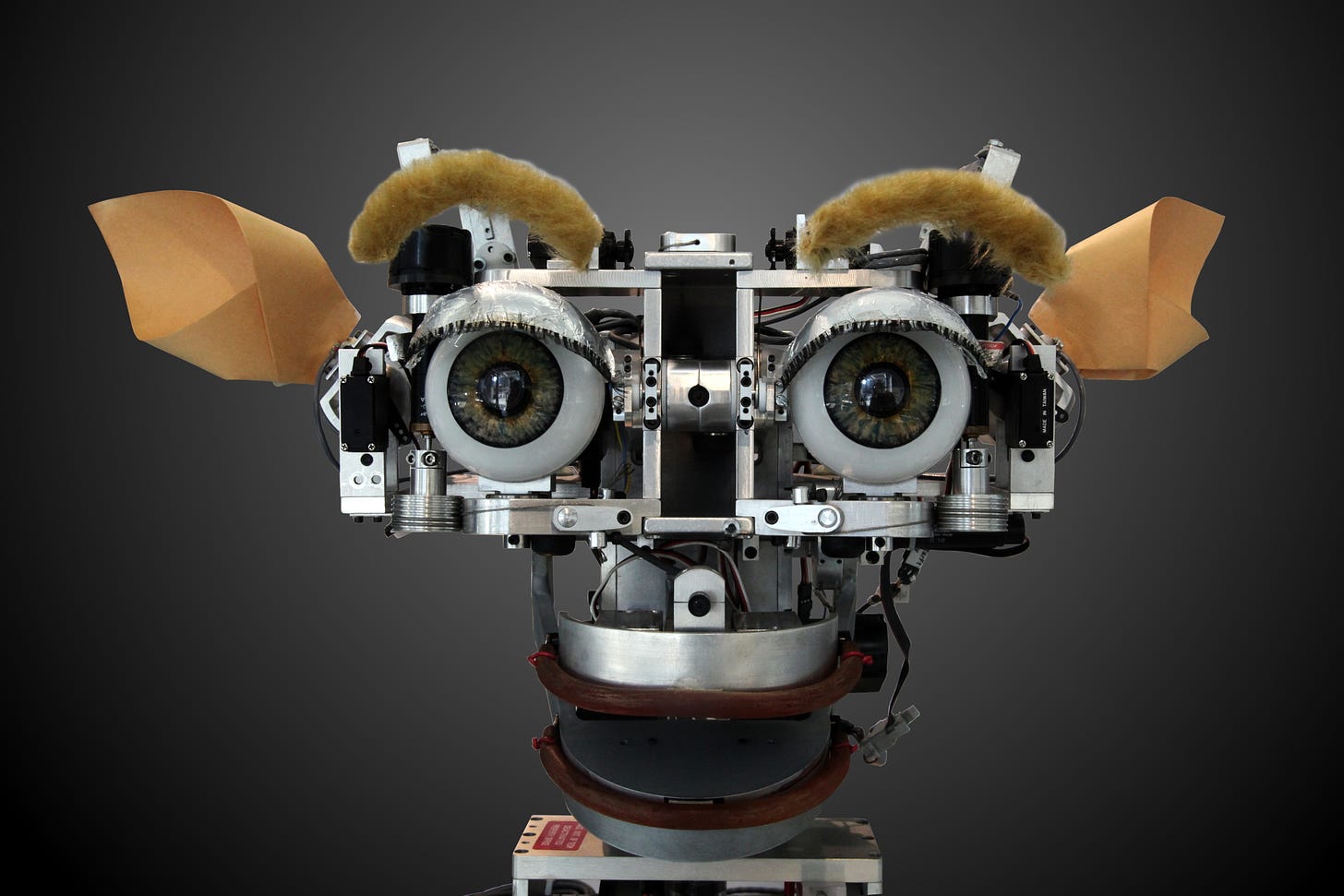 Image of Kismet, a robot that looks a bit like the robot from the movie Short Circuit