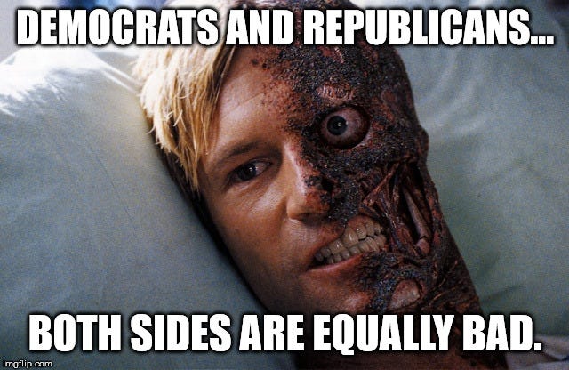 Image tagged in democrats,republicans,both sides - Imgflip