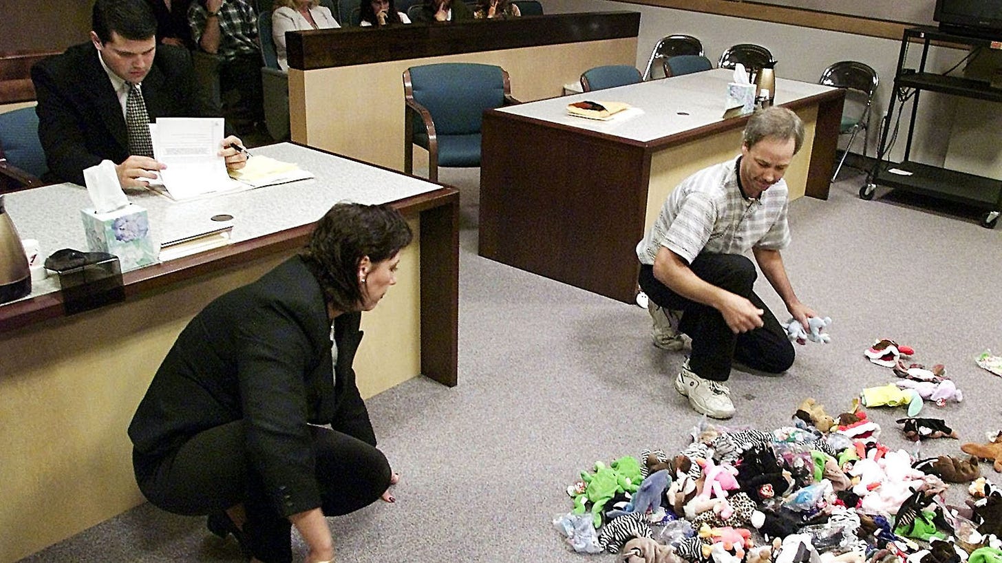 Photo Of Divorced Couple Splitting Up Their Beanie Babies Is Peak '90s |  HuffPost Life