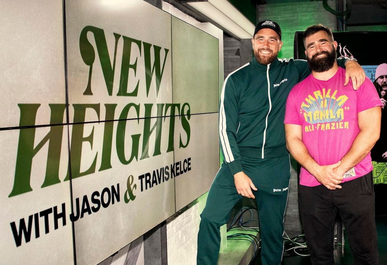 How Travis Kelce And Jason Kelce's New Heights Podcast Comes Together