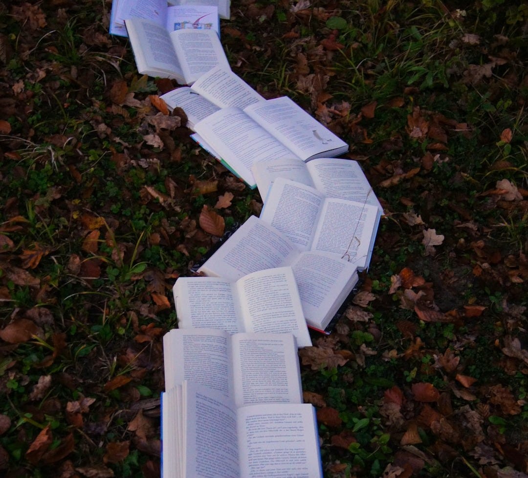 books on ground books on ground