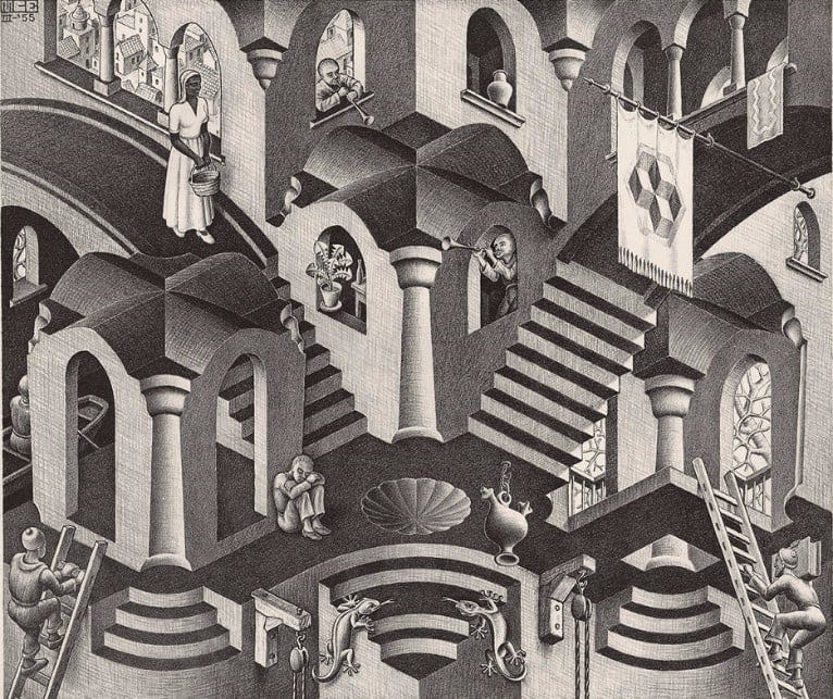 Double date with M.C. Escher