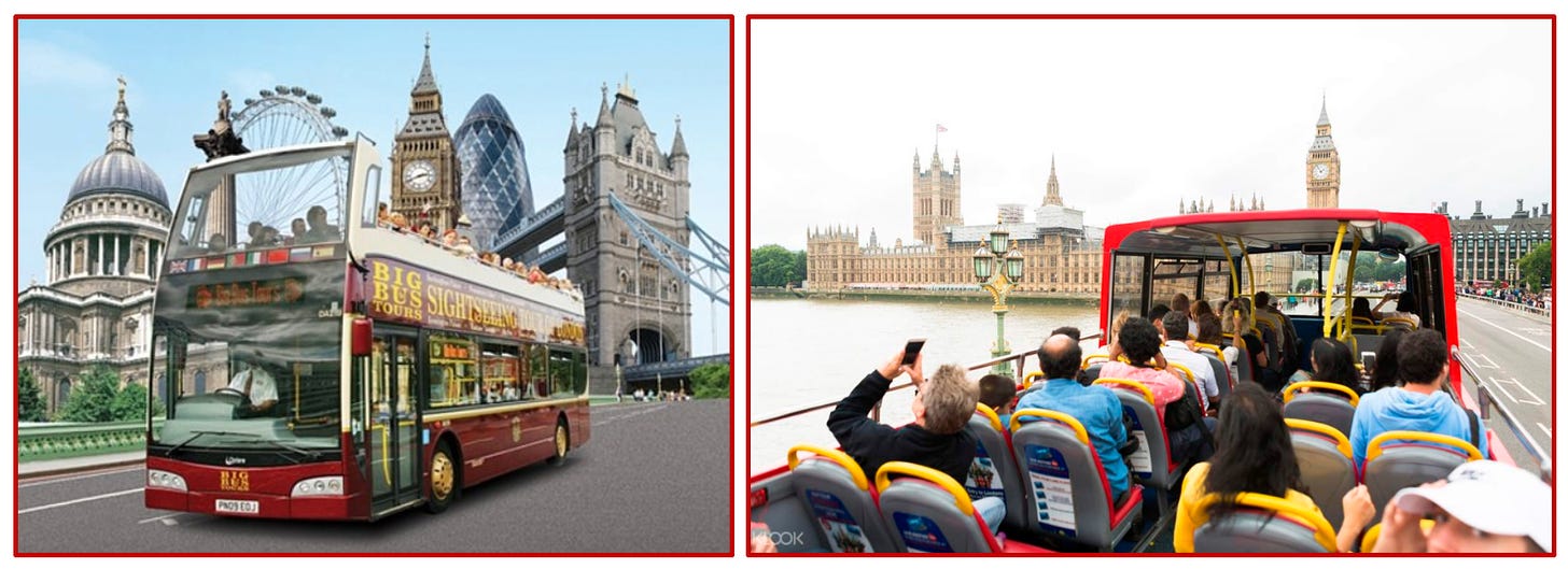 London tour bus