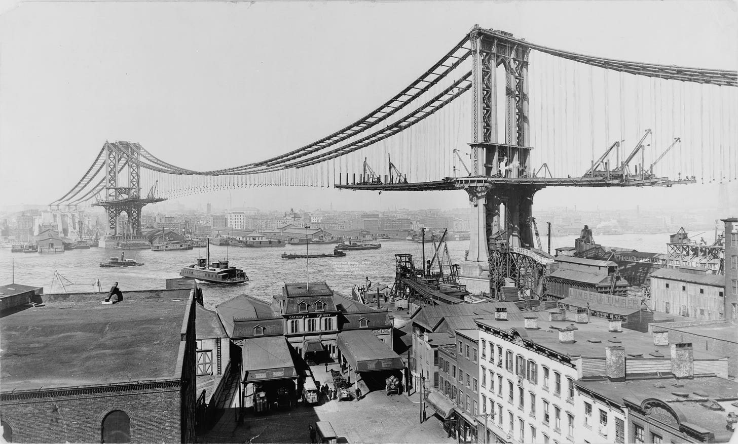 File:Manhattan Bridge Construction 1909.jpg - Wikipedia