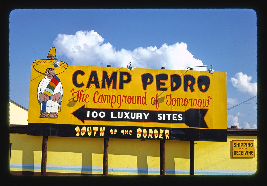 South of the border, billboard, Camp Pedro, Dillon, South Carolina |  Library of Congress