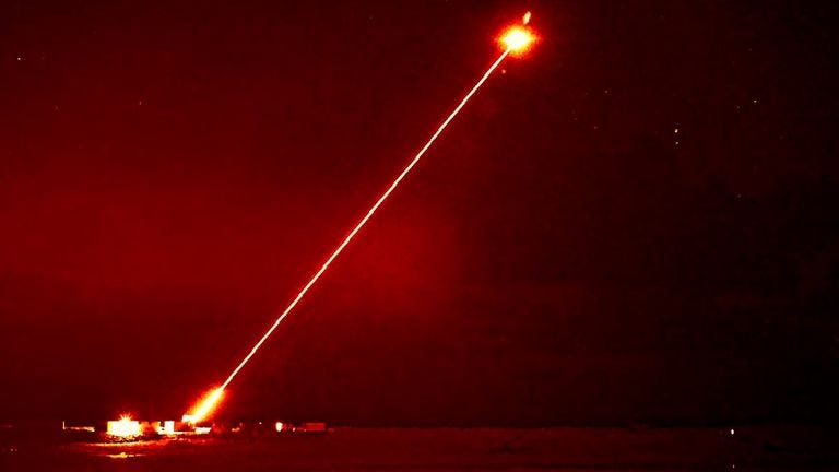 DragonFire: UK fires high-power laser at aerial targets for first time ...