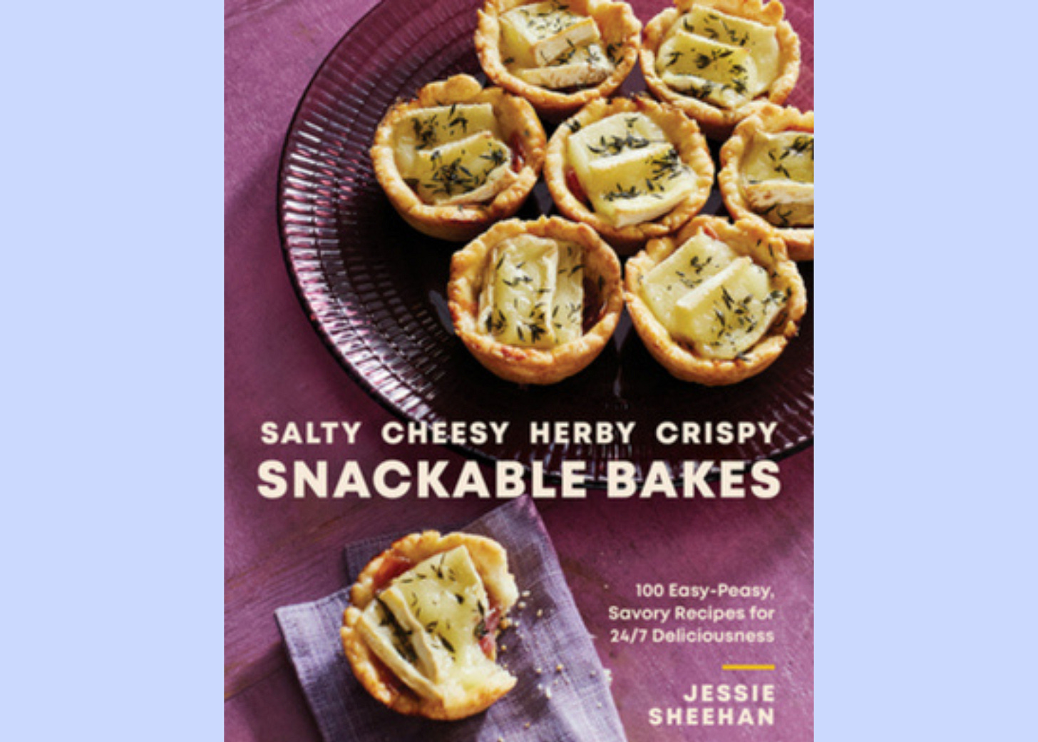 Salty Cheesy Herby Crispy Snackable Bakes book cover