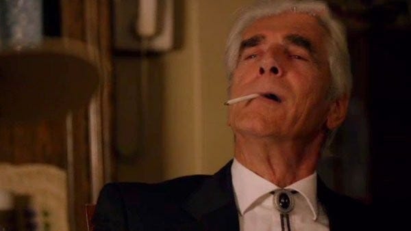 sam elliot cigarette meeting justified season 6 ep 4 images