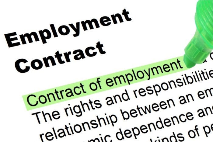 Employment contract