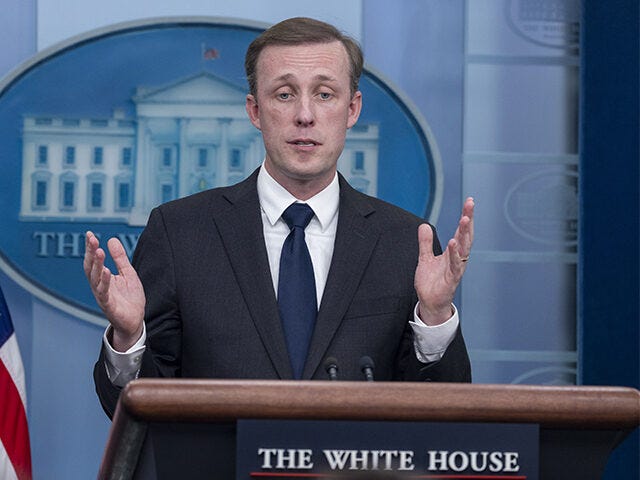 WASHINGTON, USA - DECEMBER 12: National Security Advisor Jake Sullivan speaks at a White House press briefing on December 12, 2022 in Washington, DC. (Photo by Nathan Posner/Anadolu Agency via Getty Images)