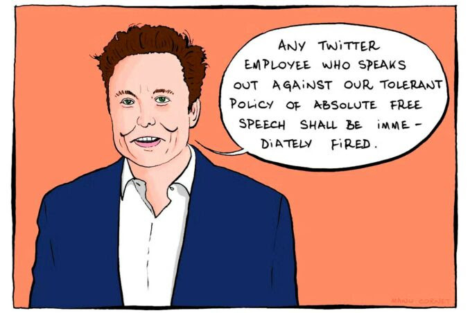 Billionaire Elon Musk props up the ultraright