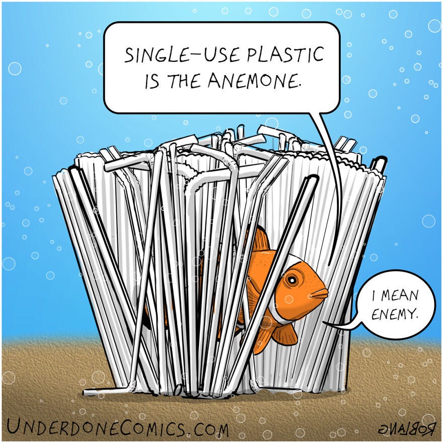 I Draw Comics To Show How Plastic Waste Affects Marine Life | Bored Panda