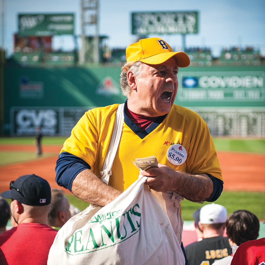 Peanuts! Nine Things You Didn't Know About Your Fenway Park Vendor