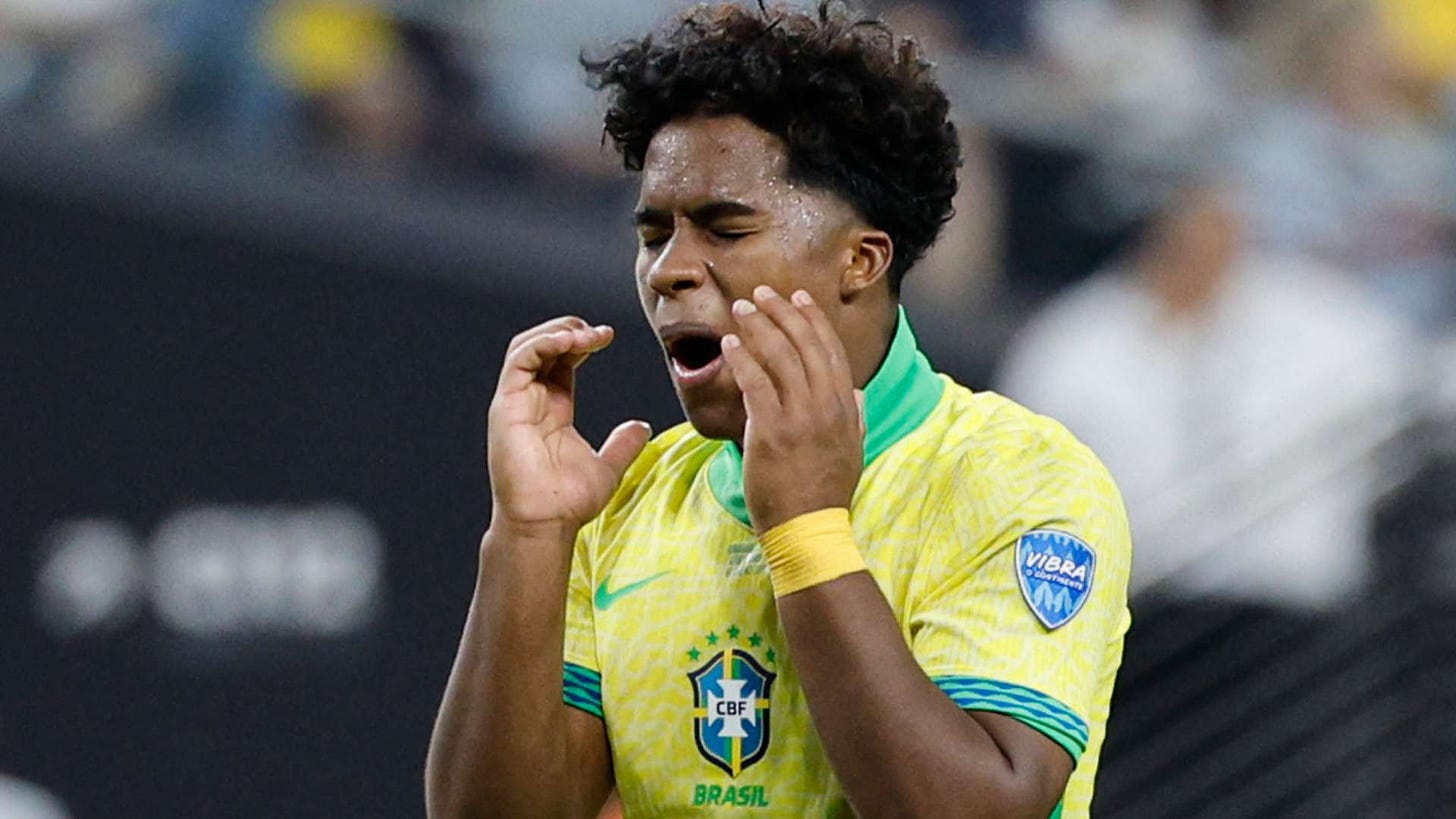 Real Madrid-bound wonderkid Endrick posts shocking passing stat for Brazil  in Copa America quarter-final defeat despite playing full 90 minutes |  Goal.com English Saudi Arabia