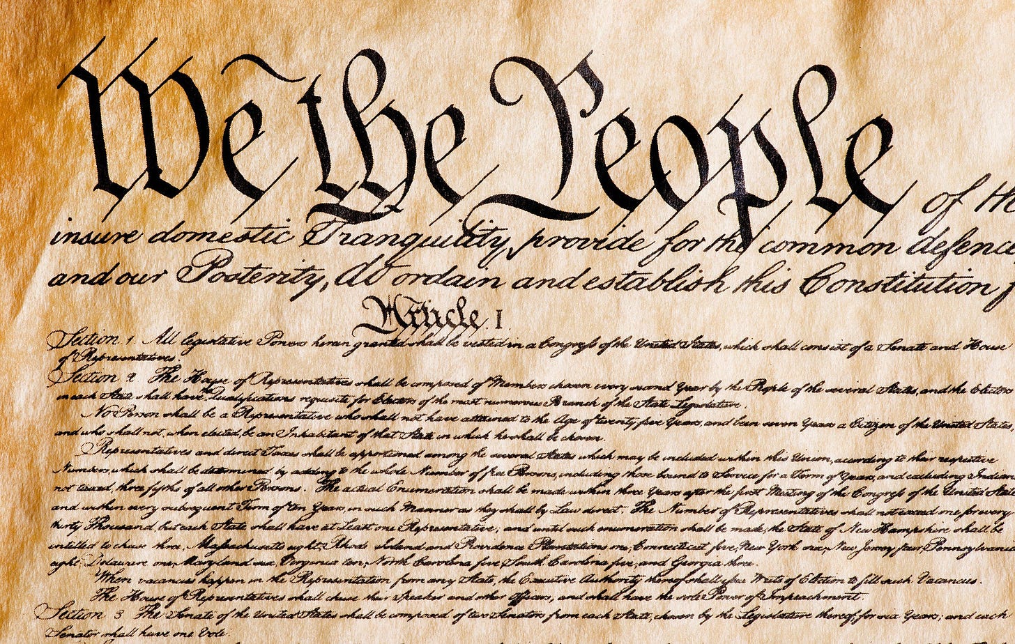 'We the People' - U.S. Constitution