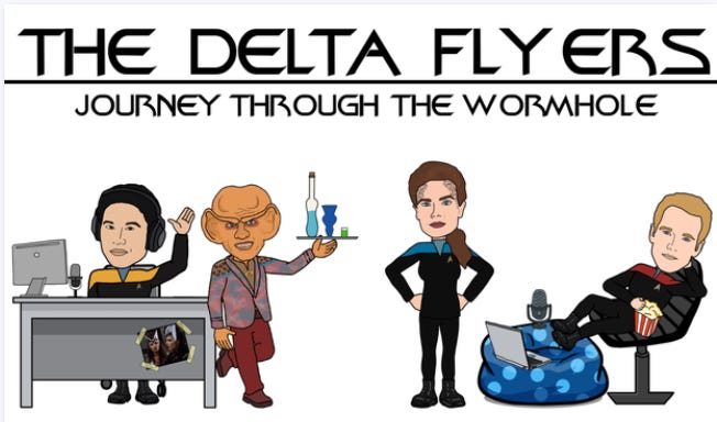 The Delta Flyers: Journey Through the Wormhole image with Armin and Terry added