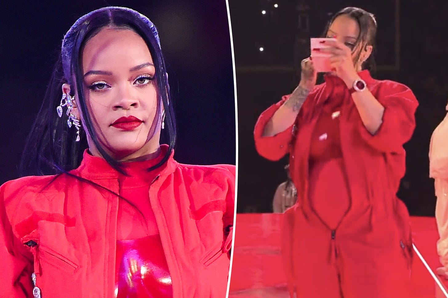 Details on Rihanna's 'iconic' Fenty Beauty look for Super Bowl 2023