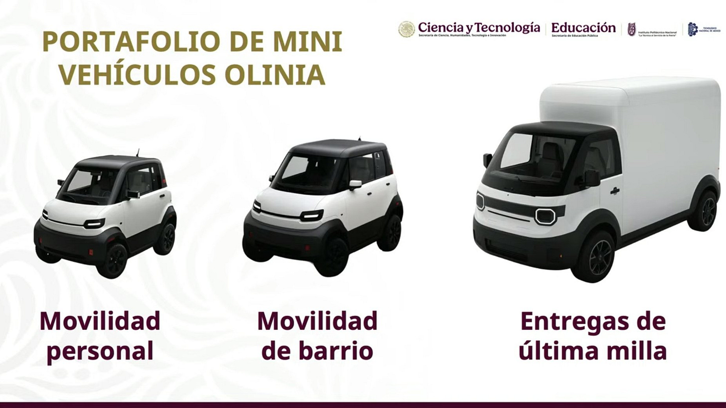 Diseños de Olinia, el auto eléctrico mexicano anunciado por la Presidencia de México. Diseños de Olinia, el auto eléctrico mexicano anunciado por la Presidencia de México.