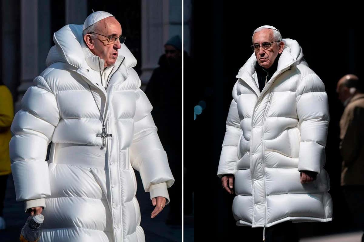 Pope puffer jacket: Should you be worried that an AI picture went viral? |  New Scientist